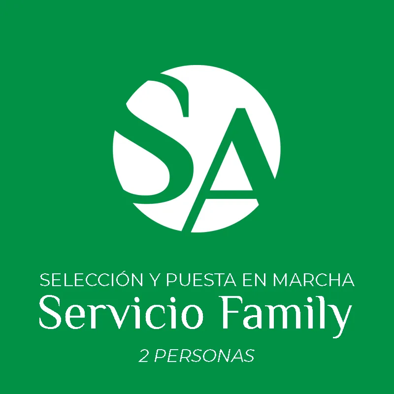 Selección y puesta en marcha del servicio Family para 2 personas